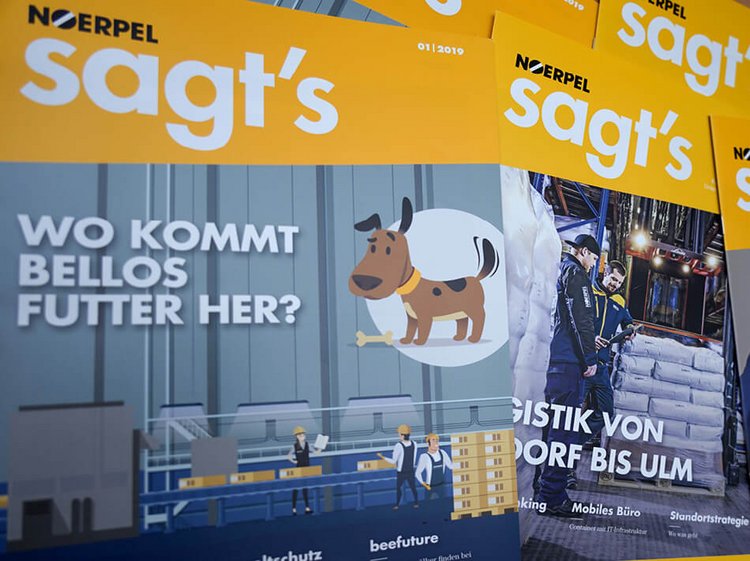 Noerpel Kunden und Mitarbeiter Magazin